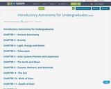 Introductory Astronomy for Undergraduates