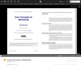 Core Concepts of Marketing