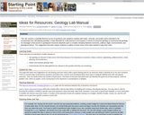 Ideas for Resources: Geology Lab Manual