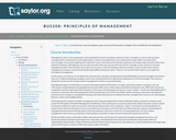 Principles of Management (Business 208)
