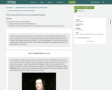 U.S. History, Imperial Reforms and Colonial Protests, 1763-1774, The Townshend Acts and Colonial Protest