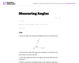 Illustrative Mathematics... Measuring angles
