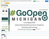 Leveraging OER (Open Education Resources) to Transform Teaching and Learning 2019.08.12