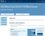 EXPLORING HUMAN RIGHTS: THE BREADWINNER Lesson 26 - Discussion