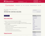 Interactive Sentence Building