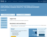 EXPLORING HUMAN RIGHTS: THE BREADWINNER Lesson 25