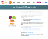 Hour of Code with MIT App Inventor