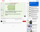 Write a Multiplication Expression From an Area Model (Common Core 3/4 Math Ex 16)