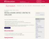 Writing a Reading Contract: Drafting the Conclusion