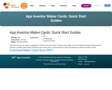 App Inventor Maker Cards
