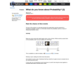 What do you know about Probability? (2)