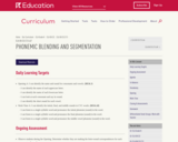 Phonemic Blending and Segmentation
