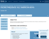 Unit 1: Facing Prejudice: All American Boys