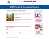 First Grade Language Arts Animals and Habitats (9 Lessons)