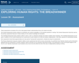 EXPLORING HUMAN RIGHTS: THE BREADWINNER Lesson 30 - Assessment