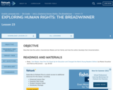 EXPLORING HUMAN RIGHTS: THE BREADWINNER Lesson 23