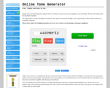 Tone Generator Simulation