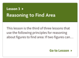 Reasoning to Find Area