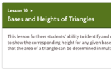 Bases and Heights of Triangles