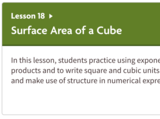 Surface Area of a Cube