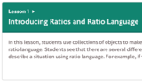Introducing Ratios and Ratio Language