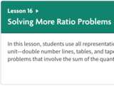 Solving More Ratio Problems