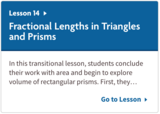 Fractional Lengths in Triangles and Prisms