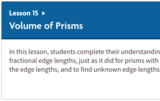 Volume of Prisms