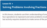 Solving Problems Involving Fractions