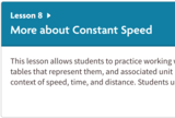 More about Constant Speed