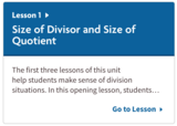 Size of Divisor and Size of Quotient