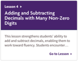 Adding and Subtracting Decimals with Many Non-Zero Digits