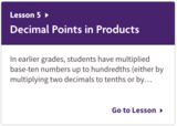 Decimal Points in Products