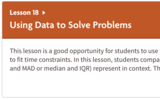 Using Data to Solve Problems