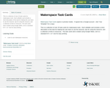 Makerspace Task Cards