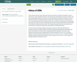 History of OERs