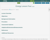 Energy Lesson 4 : Non-Renewable Energy Choices and Impacts