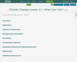 Climate Change Lesson 12 : What Can I Do?
