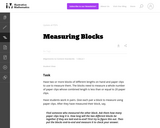 Measuring Blocks