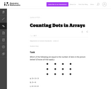 Counting Dots in Arrays