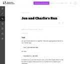 Jon and Charlie's Run