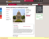 Politics and Policy in Contemporary Japan, Spring 2009