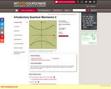 Introductory Quantum Mechanics II, Spring 2009