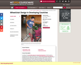 Wheelchair Design in Developing Countries, Spring 2009