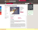 Aircraft Systems Engineering, Fall 2005