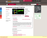 Computation for Biological Engineers, Fall 2006