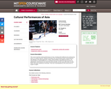 Cultural Performances of Asia, Fall 2005