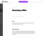 Running a Mile