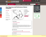 Vocal Repertoire and Performance, Spring 2007