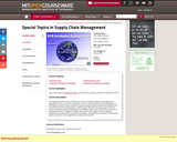 Special Topics in Supply Chain Management, Spring 2005